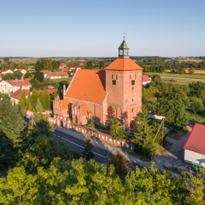 Rogoz, 27.08.2019, wies i kosciol z lotu ptaka. Fot. Wojciech wojcik/FORUM